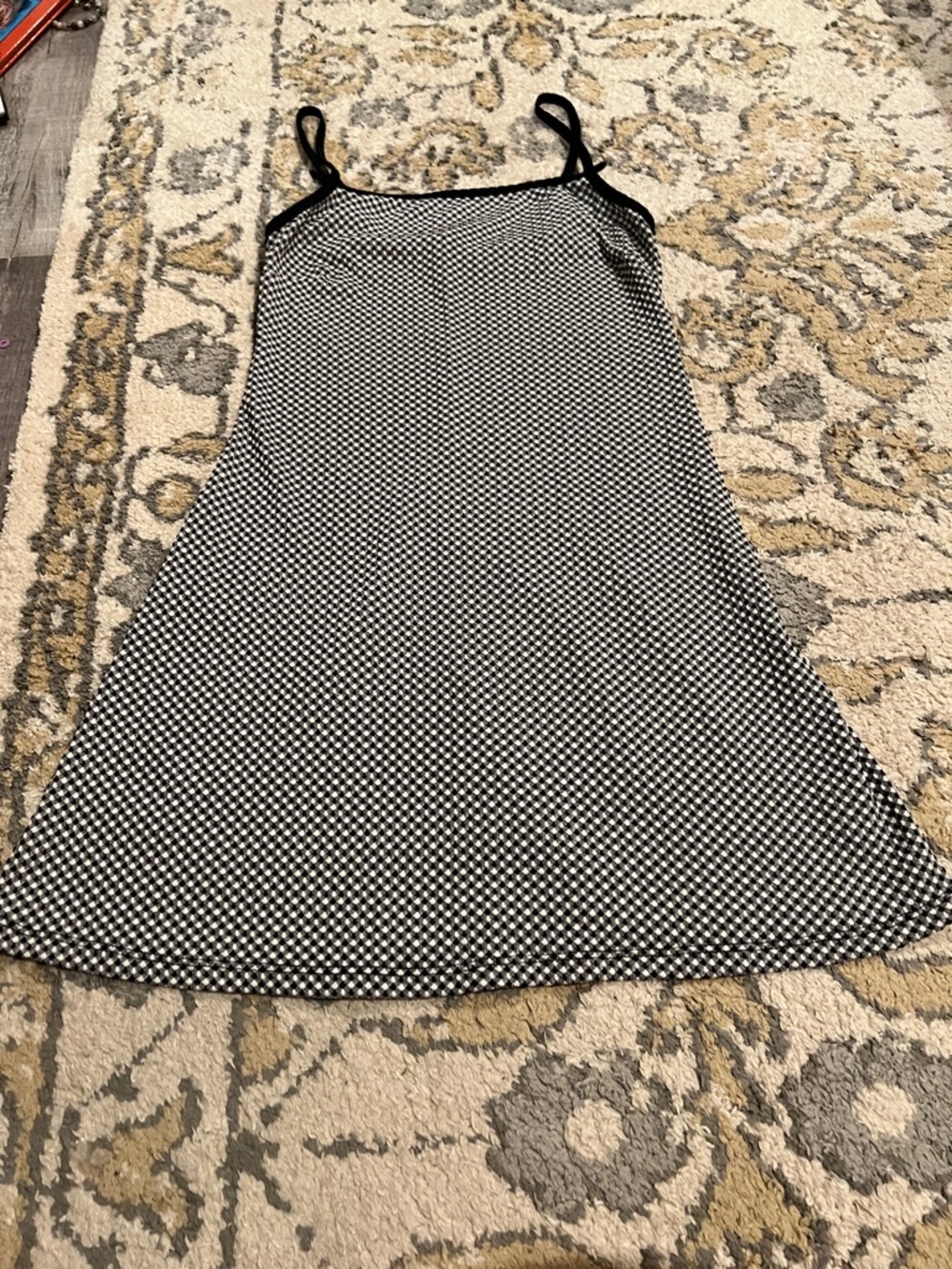 wild fable Black and White Mini Slip Dress